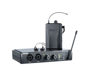 SHURE PSM 200 PERSONAL MONITOR SYSTEM 842-865MHz, with SE112 earphones