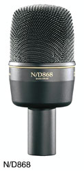 ELECTROVOICE ND68 MICROPHONE, Dynamic, cardioid, bass drum