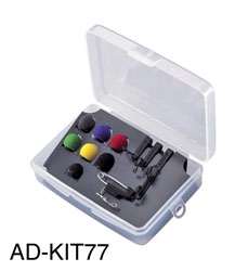 SONY AD-KIT77 ACCESSORY KIT For ECM-77 series microphones, 4x clips, 1x metal, 6x foam windshields