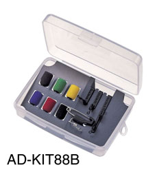 SONY AD-KIT88B ACCESSORY KIT For ECM-88 series microphones, 3 clips, 6x foam windshields