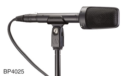 AUDIO-TECHNICA BP4025 MICROPHONE Stereo, condenser, phantom only, LF filter, pad, large diaphragm