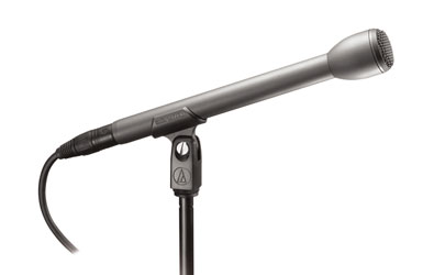 AUDIO-TECHNICA AT8004L MICROPHONE ENG, interview, omni dynamic, extended length