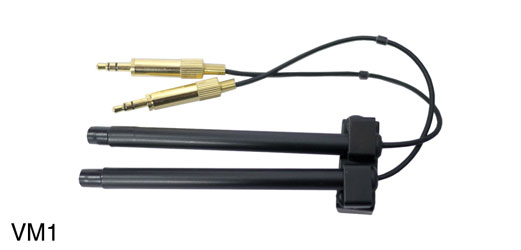 LINDOS VM1 MICROPHONE Electret, 2x omnidirectional, calibrated, 1/4 inch diaphragm, for MP1