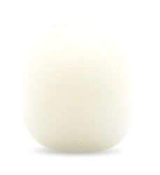 BUBBLEBEE THE MICROPHONE FOAM For lavalier mic, extra-large, 4.5mm bore diameter, white, pack of 4
