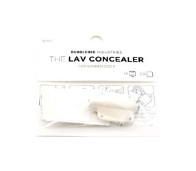 BUBBLEBEE LAV CONCEALER MIC MOUNT For Sanken COS-11 lavalier, white