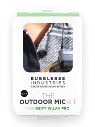 BUBBLEBEE OUTDOOR MIC KIT For Deity W.Lav Pro, black