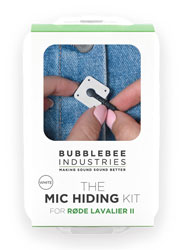 BUBBLEBEE MIC HIDING KIT For Rode Lavalier II, white