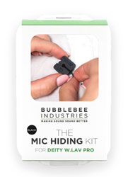 BUBBLEBEE MIC HIDING KIT For Deity W.Lav Pro, black