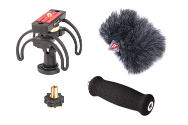 RYCOTE 046002 AUDIO KIT For Sony PCM D50 portable recorder, with suspension/windjammer/handle