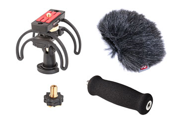 RYCOTE 046015 AUDIO KIT For Tascam DR-40 portable recorder, with suspension/windjammer/handle