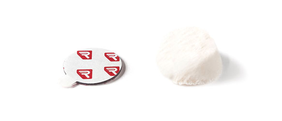 RYCOTE 066308 OVERCOVERS ADVANCED MIC MOUNTS Stickies Adv and fur Overcovers, white (1pk of 25+5)