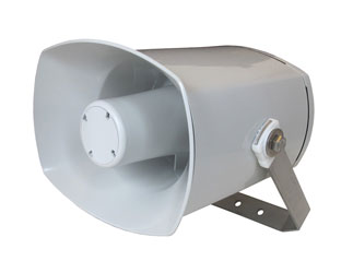 DNH DSP-15-54T LOUDSPEAKER Horn, 15W, grey RAL7035, IP33C/67, EN54-24 approved