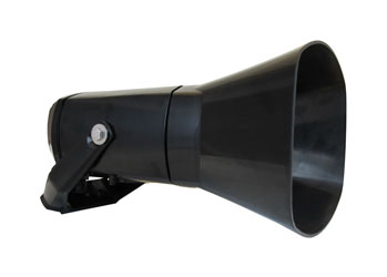 DNH DSP-15EExmNL LOUDSPEAKER Horn, 25W, 20 ohms, black, long, IP66/67, Zone 1 explosion protected