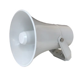 DNH HP-15 LOUDSPEAKER Horn, 15W, 20 ohms, grey RAL7035, IP66/67 weatherproof