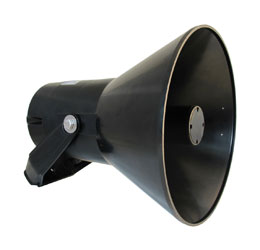 DNH HP-20EExIIN LOUDSPEAKER Horn, 20W, 8 ohms, black, IP67 weatherproof, Zone 2 explosion protected