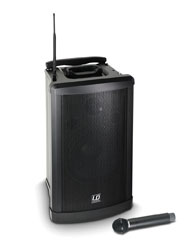 LD SYSTEMS ROADMAN 102 PORTABLE PA Battery powered, 1x handheld mic, 863-865MHz
