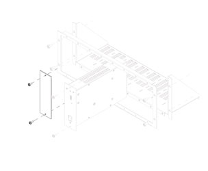 GENELEC 272-0031 BLANKING PANEL, for RAM2-405 rack shelf