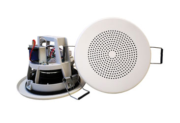 DNH BK-560CR LOUDSPEAKER Ceiling, 6W, 8 ohms, white RAL9010, clean room