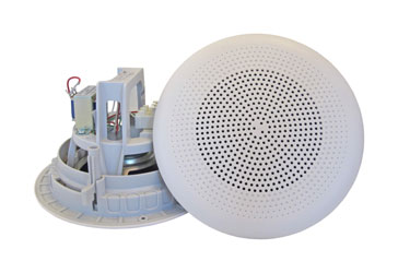 DNH BP-560CRT LOUDSPEAKER Ceiling, 6W, 70/100V, white RAL9010, clean room