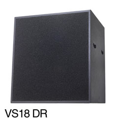 TANNOY VS18DR LOUDSPEAKER 600-1200W, 8 ohms, sub-bass, black, sold singly