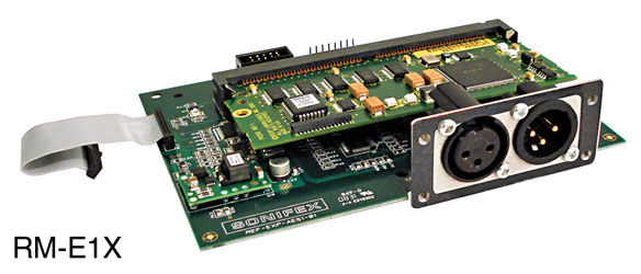 SONIFEX RM-E1X EXPANSION CARD Dolby E decoder, AES, XLR, for RM-4C8 Reference Monitor, factory fit