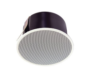 TOA PC-1860BS LOUDSPEAKER Circular, ceiling, 0.4-6W taps, 12cm, with fire dome, EN54-24, white