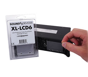 SOUND DEVICES XL-LCD6 SCREEN PROTECTOR For 633/664/668, pack of 4
