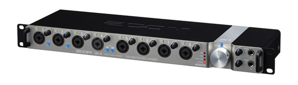 ZOOM UAC-8 USB AUDIO INTERFACE Rackmount, 18x20, mic/line in, line/digital out, MIDI I/O, USB 3.0