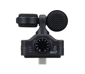 ZOOM AM7 MICROPHONE Capsule, mid-side condenser, USB-C connector for Android devices