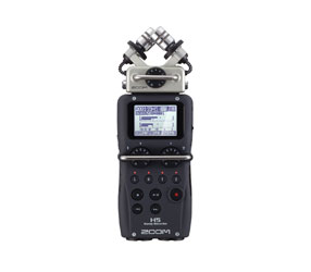 ZOOM H5 HANDY RECORDER Portable, optional mic capsules, SD card slot, 4-track