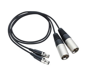 ZOOM TXF-8 CABLE 2x TA3 to 2x XLR cable