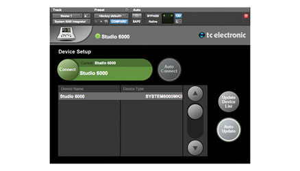 TC ELECTRONIC SYSTEM 6000 INTEGRATOR PLUG-IN Audio/Video software integration