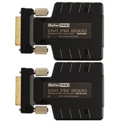 GEFEN GEF-DVI-FM2000 VIDEO EXTENDER Dual link DVI-D, 1x SC-SC fibre, 330m