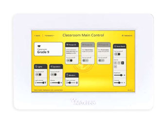 MUXLAB 500817-WH TOUCH CONTROL PANEL 5-inch LCD, TCP/IP/UDP/Telnet/RS232/IR, PoE, white