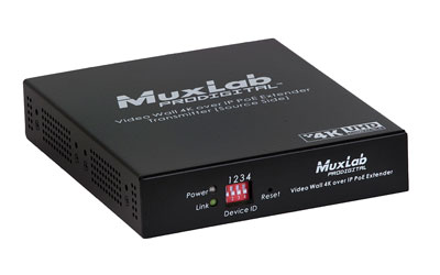 MUXLAB 500759-TX VIDEO EXTENDER Transmitter, video wall, 4K over IP, 100m reach