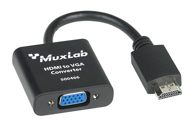 MUXLAB 500466 VIDEO CONVERTER HMDI to VGA converter