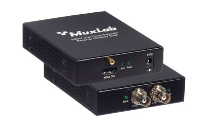 MUXLAB 500465-RX VIDEO EXTENDER HDMI over coax, 1080p, 76m reach, receiver