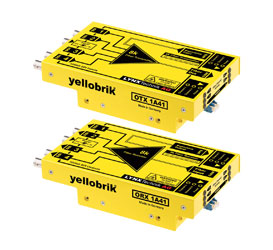 LYNX YELLOBRIK OTR 1A41 FIBRE TRANSMISSION SYSTEM 48G/8K-SDI 4x12G 1xSM LC CWDM 1270/1290/1310/1330