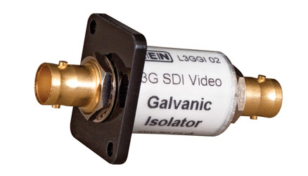 LEN L3GGI02 VIDEO ISOLATOR Galvanic video and ground path isolator, flange mount, 3G HD SDI