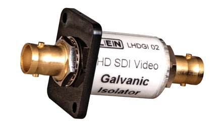 LEN LHDGI02 VIDEO ISOLATOR Galvanic video and ground path isolator, flange mount, HD SDI