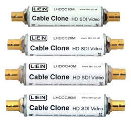 LEN LHDCC1248M CABLE CLONE SET HD SDI 1x each 10/20/40/80m, boxed, pouch for cables, adapters