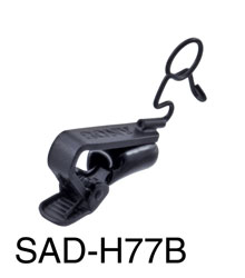 SONY SAD-H77B MICROPHONE CLIP For 1x ECM-77 series, crocodile style, horizontal, black