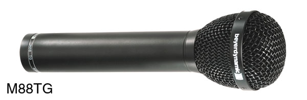 BEYERDYNAMIC M 88 TG MICROPHONE Dynamic, hypercardioid, instrument/vocal