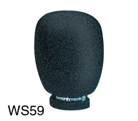 BEYERDYNAMIC WS 59 WINDSHIELD Foam, for M59/69/88/TG V50d microphone, grey