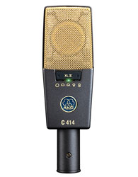AKG C414-XLII MICROPHONE Large diaphragm condenser, multi-pattern, dark grey/gold