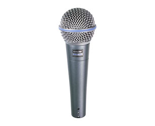 SHURE BETA 58A MICROPHONE Vocal dynamic, supercardioid