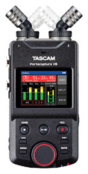 TASCAM PORTACAPTURE X6 PORTABLE RECORDER 6-channel, WAV/MP3, microSD/SDHC, 32-bit floating point