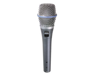 SHURE BETA 87C MICROPHONE Vocal condenser, cardioid