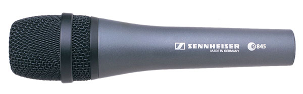 SENNHEISER e845 MICROPHONE Dynamic, super-cardioid, live vocal