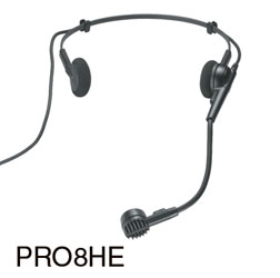 AUDIO-TECHNICA PRO8HEX MICROPHONE Headworn, hypercardioid, dynamic, XLR connector